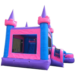 inflatable bounce house water slide modular pink2 1745820780 Pink Castle (Wet/Dry)